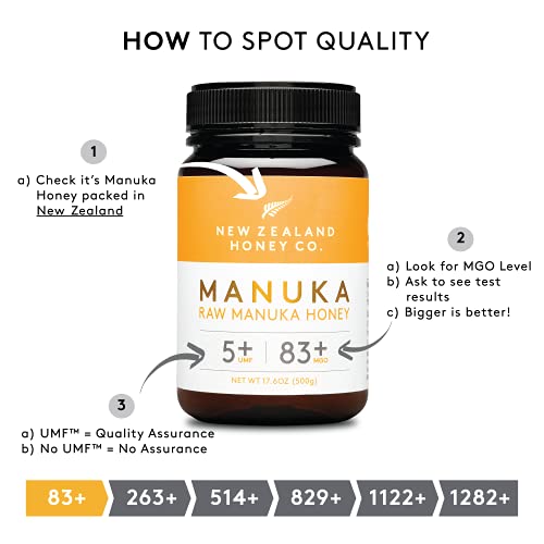 New Zealand Honey Co. Rauwe Manuka-honing UMF 5+ / MGO 83+ | 500g - Image 4