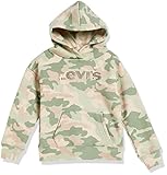Levi's Girls' High Rise Pullover Hoodie, Luxe Camo, 6X