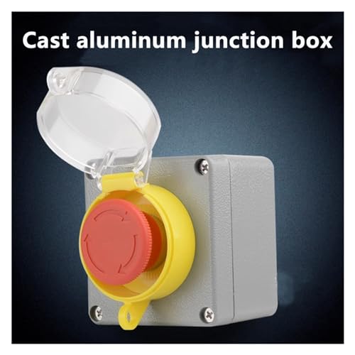 Protector impermeable de parada de emergencia en aluminio fundido para evitar fallos 8