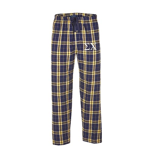 Sigma Chi Flannel Pajama Pants - Sig Chi Fraternity PJ Sleepwear Bottoms