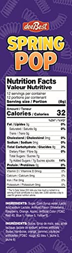 Spring Pop Finger Sucker Candy On A Spring - Assorted Fun Flavors 24 Count (12 Individually Wrapped Pack Of 2) Kosher #TOP1