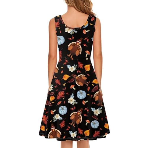 Image of TOADDITDO Womens Summer Sleeveless Tank Dress with 2 Side Pockets XS-4XL Plus Size