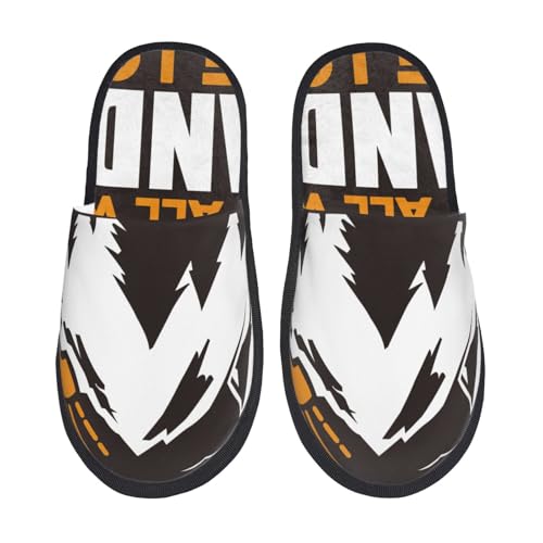 Not All Who Wander Are Lost4 Print Women Slippers Home Furry Shoes Keep Men Couples Shoes Warm For Women-