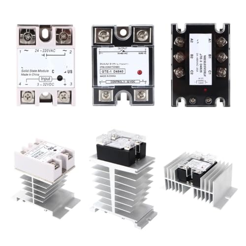 Relais statique AC-AC 40A 24-380V commande monophasée