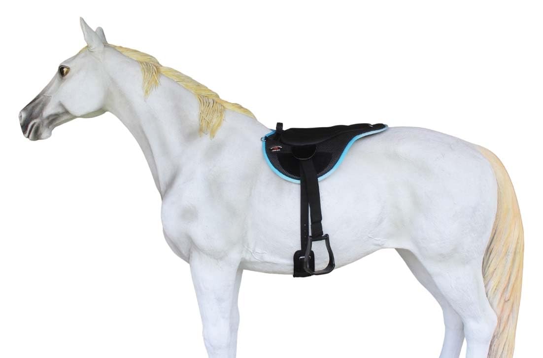 CHALLENGER Sella Cavallo PAD Western Leggero Traspirante Neoprene Bareback 39TS03TR