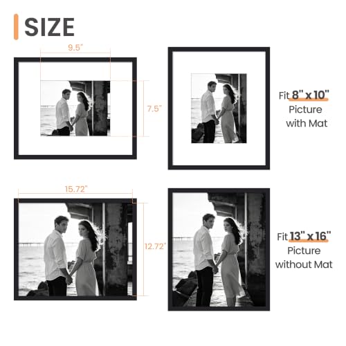 Image of upsimples 13x16 Picture Frame, Wall Decor Poster Frames, Black 1 Pack