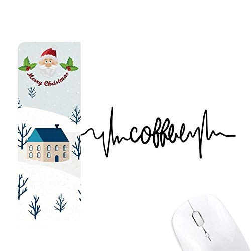 Tapis de souris café citation maison idée cadeau de Noël pour bureau informatique
