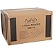 ForPro Professional Collection 3-Piece Manicure Kit, 300-Count, Individually-Packed,White Wood Nail File 80/100 Grit, Orange Mini Buffer 100/180 Grit, Wood Stick