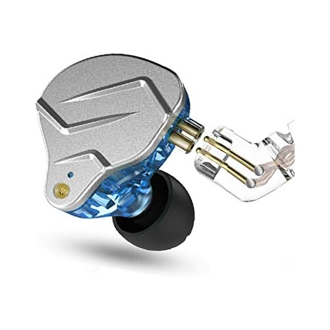 KZ ZSN Pro Headphone High Fidelity in Ear Monitor with 1 Balanced Armature and 1 Dynamic Driver Upgrade ZSN Pro IEM with 0.75mm 2 Pin Cable (ZSN Pro NO MIC, Blue) Cover