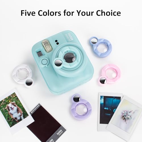 Espejo para selfies Fuji Mini 13, lente de close-up compatible con cámara instantánea Fuji Instax Mini 13, espejo para autorretratos, lente para selfies - 1 unidad - Verde miniatura 5