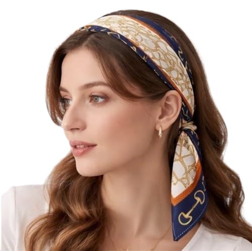 Image of Silk Head Scarf for Women - Luxury Satin Silk Hair Scarf, Soft Bandana Wrap for Sleeping, Hair Protection & Styling