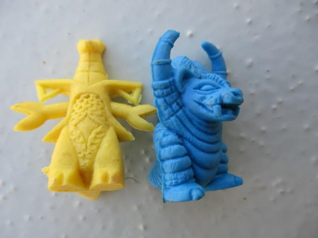 Amazon | ガチャ 当時物 ウルトラ怪獣 ガメラ怪獣 消しゴム人形 計7点