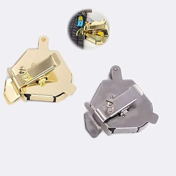 Bequilter Upgraded Multifunctional Magnetic Seam Guide for Sewing Machines, Adjustable Sewing Guide for Precise Stitching, Universal Sewing Supplies and Accessories Silver and Gold
