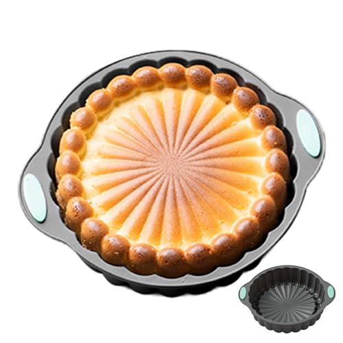 Generico Tortiera per fiori, stampi per torta in silicone | Stampo per torta portatile | Teglie da forno riutilizzabili per fiori, teglie grandi per torte per San, compleanni, vacanze