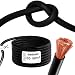 Produktbild EBROM Batteriekabel 35 mm² schwarz feines Kupfer höchst flexibel extrem biegsam, weich PVC, Vollkupfer feinstdrähtig OFC 99,9% Meterware in einer Länge 35mm2 35mm2 für Wechselrichter, Laderegler uvm.