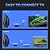 Art-Inspired TV Antenna for Smart TV - 1200+ Mile Range, 4K UHD Indoor/Outdoor Antenna with Modern Sculptural Design, Signal Booster, Cable- Free Local Channels for NBC, CBS, ABC (2025) 33ft