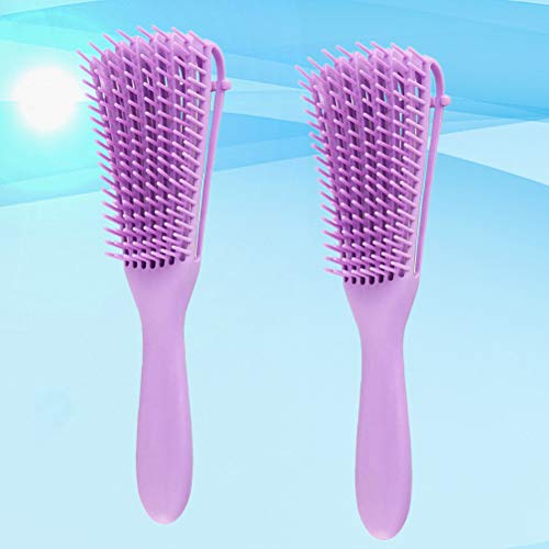 2 unidades de massagem pente de plastico garra pente de polvo escova de massagem de cabeca pente de