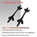 Auto Dynasty 2pcs 15 Inches Heavy Duty Strut Coil Spring Compressor Kit Remover Installer Automotive Suspension Tools
