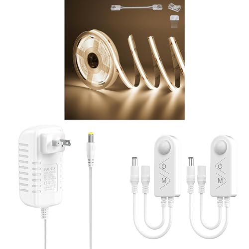 Tira Led COB 10m 4000K Controlador y Adaptador miniatura 1