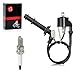 Ignition Coil Pack & Spark Plug Cap Compatible with Suzuki Quadracer 450 LTR450 2006-2009 RMZ 450 RM-Z450 L0/L1/K8/K9 2005-2012 33410-45G00 33510-35G00 33410-35G10 33510-28H00