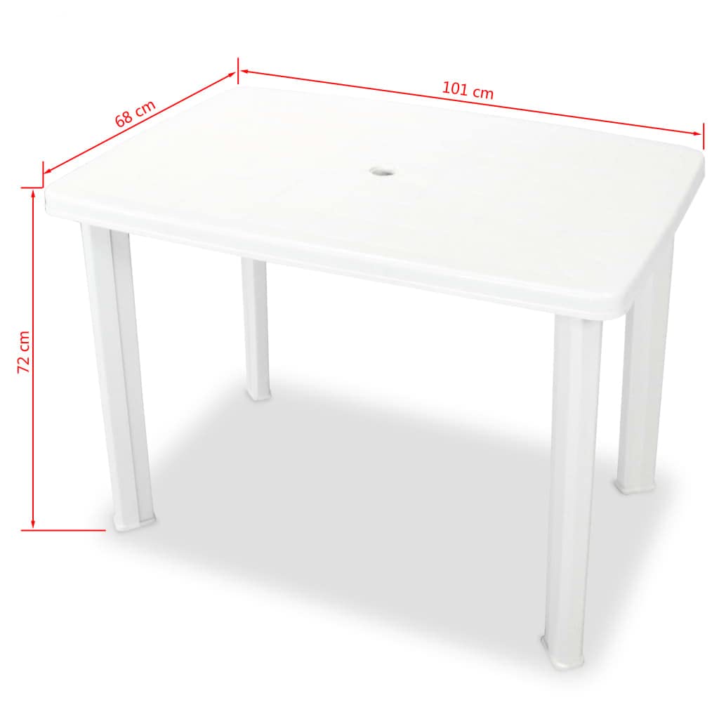 Set da Bistrot 3 Pz da Giardino con Tavolo e 2 Sedie Pieghevoli