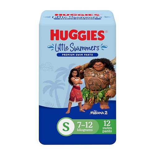 Image of Huggies Little Swimmers Disposable Swim Diapers, Swimpants, Size 3 Small (16-26 lb.), 12 Ct. (Packaging May Vary)