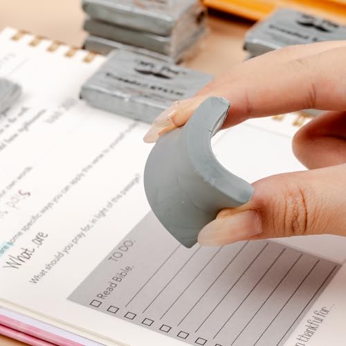 Image of Mr. Pen- Kneaded Erasers, 1.37 inch x 1.7 inch, 24 Pack, Gray