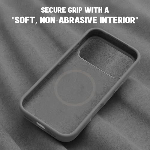 Image of Kratos Soft Silicone Case Cover Compatible with iPhone 17 Pro Max - Everyday Comfort Protection, Wireless Magnetic Charging Case with Raised Edge Camera & Screen Protection, Shock-Resistant Design
