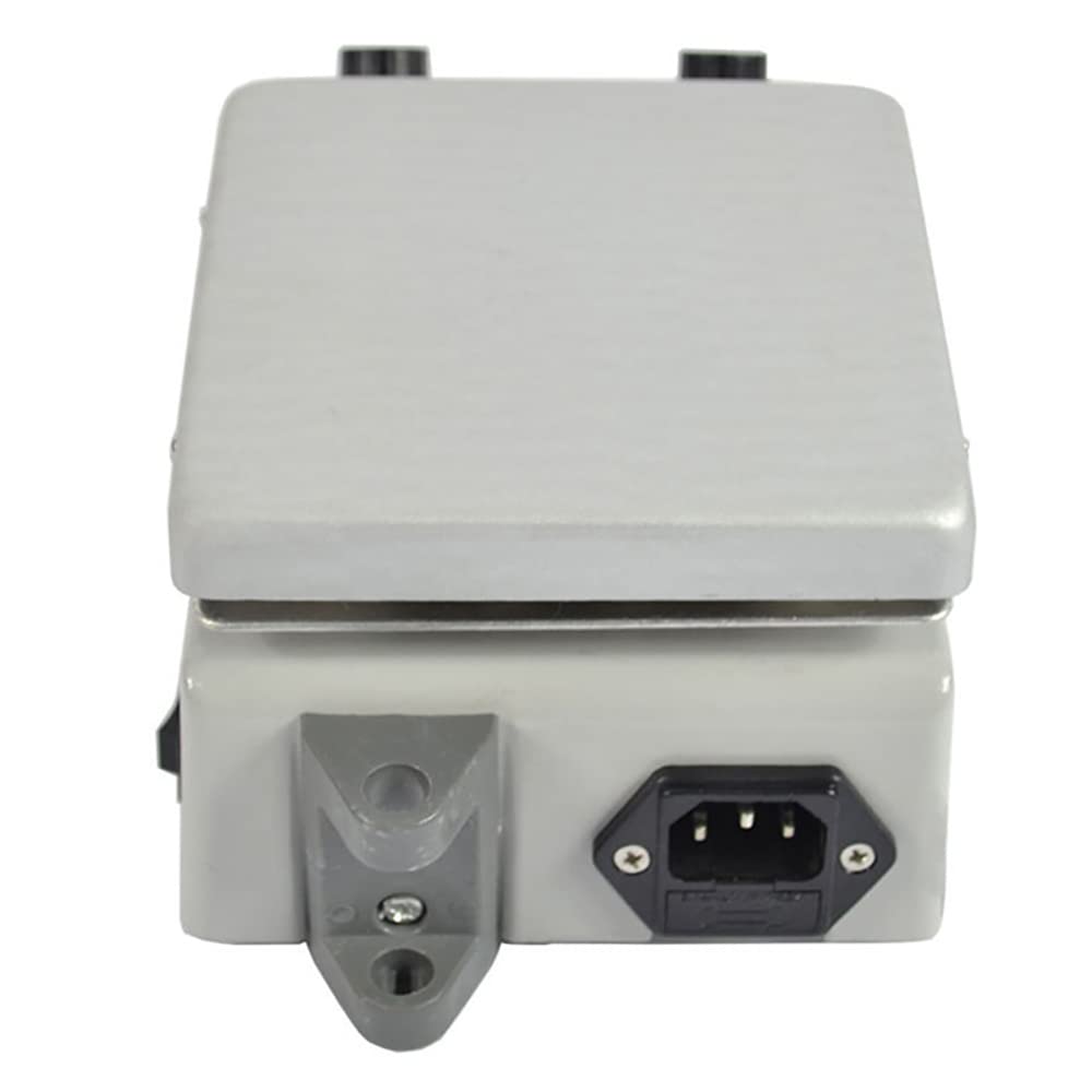 Heizplatte Magnetrührer, Rühren Mischen und Erhitzen,mit Magnetrührstäbe, Zwei Bedienelemente, 1 Rührstab, Rührmenge 500ML, 380°C, 180W SH-2