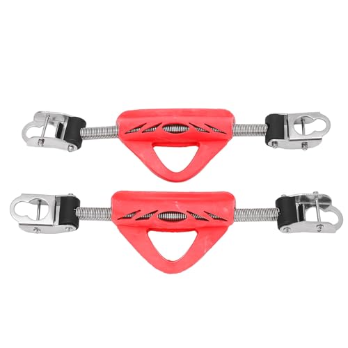 Spring Strap Assembly, Stainless Steel Dual Use Spring Heel Strap Fin Straps with Buckles for Jet Fin for OMS (Red
