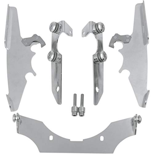 Memphis Shades Trigger-Lock Mounting Kit (Polished/Batwing Fairing) Compatible with 02-03 Honda VT750CDA
