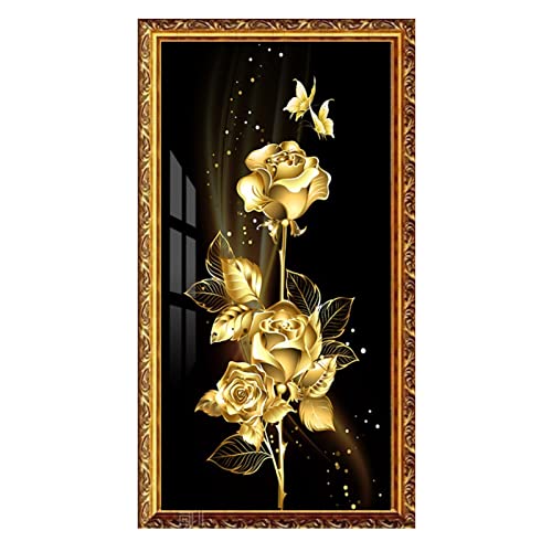 Findvoor Stamped Cross Stitch Kits For Beginners Full Range Of Cross Stitching Embroidery Pattern For Kids Or Adults, 11Ct Diy Needlepoint Embroidery Starter Kits-Flower Butterfly 14.2X28.3 Inch #TOP7