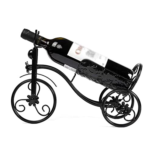 Fazvncv Porte-bouteille de vin en fer forgé de forme vintage pour tricycle