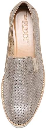 The FLEXX Women's Casual and Fashion Sneakers, Taupe San Remo Perfed, 9.5 | Image 2
