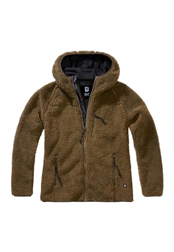 Brandit Women Teddyfleece Jacket Hooded, Farbe: olive, Größe: S