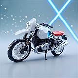 Il modello di motocicletta è realizzato in modo squisito e ripristina in proporzione i dettagli della motocicletta. È molto adatto da collezionare per gli appassionati di motociclette!