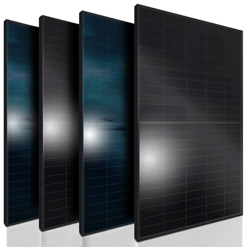 SUNNIVA® Solarmodul 4x 460 W FULL BLACK Bifazial Glas/Glas PV...