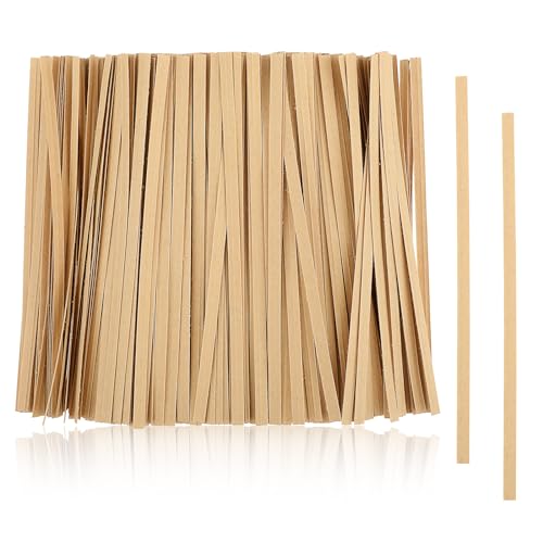 Teaaha 1000 PCS 4.7" Paper Twist Ties Reusable Bag Tie Wires Foil Ties Friendly Treat Bags Coffee Bags Snacks Cake Pops Party Favors