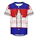 Vnurnrn Cambodia Flag Mens Baseball Button Down Jersey Hipster Hip Hop T Shirts