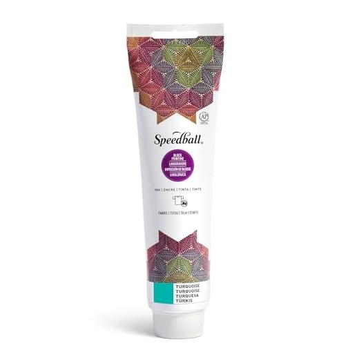 SPEEDBALL Art 3679 Fabric Block Ink Turquoise