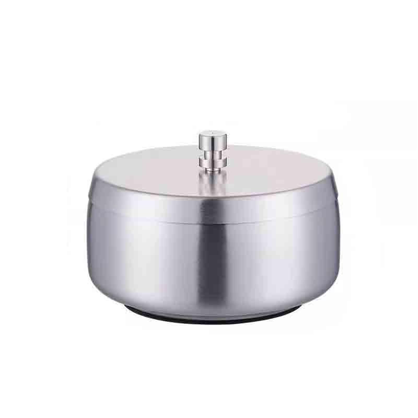 Zhaoj24-05 Cigar Ashtrays Stainless Steel Ashtray With Thickened Lid For Home Living Room Available In Three Colors(Gold)