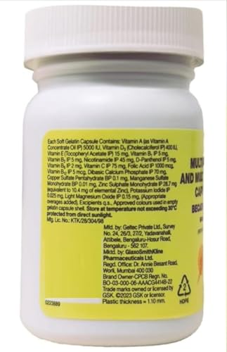 Image of New Improved Multivitamin 60Cap-Becadexamin120Caps(2Pack)