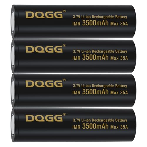 DQGG Batería recargable 18650 de 3,7 V,...