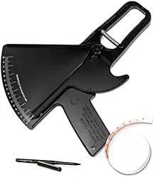 Adipômetro Clínico Profissional Avaliação Física + Trena + Lápis