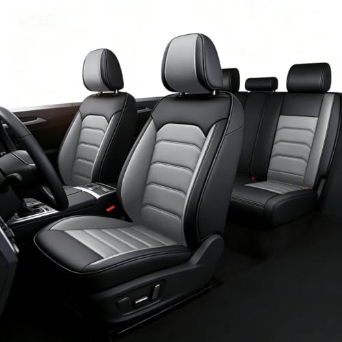 ✔Qualità superiore: Coprisedile Auto per For-d Focus. Realizzati con materiali di prima qualità, tra cui similpelle resistente, resistente alle intemperie e alle macchie. La superficie liscia e morbida offre un'esperienza di guida confortevole.
