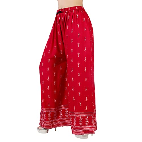 Image of Women's Regular Fit Rayon Palazzos