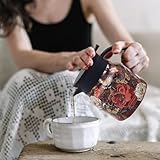 Zoom IMG-1 sghtil teiera floreale caraffa isolata Zoom IMG-1 sghtil teiera floreale caraffa isolata