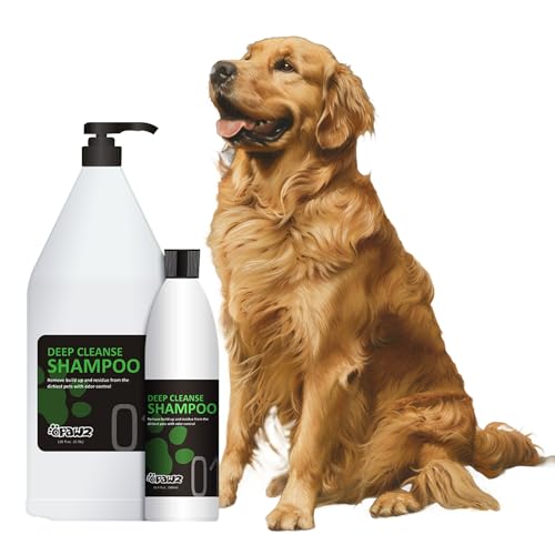 OPAWZ 01 Deep Cleanse Dog Shampoo, Professional Whitening Shampoo for Dogs, Cat, PH-Balanced to Remove Stains, Yellowing, Odor, for All Coat Types, Recommended by Groomers, 16.9 oz