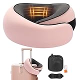 Vietora Eud Travel Neck Pillow, Memory Foam Neck Support for Airplane, Car & Office, Breathable Portable Design with Eye Mask, Earplug Holder & Carry Bag, Holiday Gift for Christmas & New Year