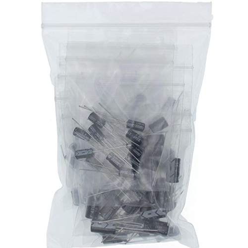 Image of 120pcs 12 values 0.22UF-470UF Aluminum electrolytic capacitor assortment kit set pack